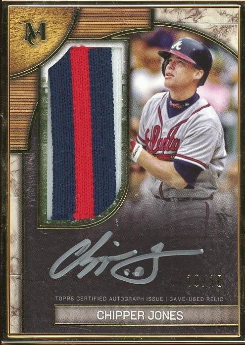 Chipper Jones [Gold] #MFAP-CJ