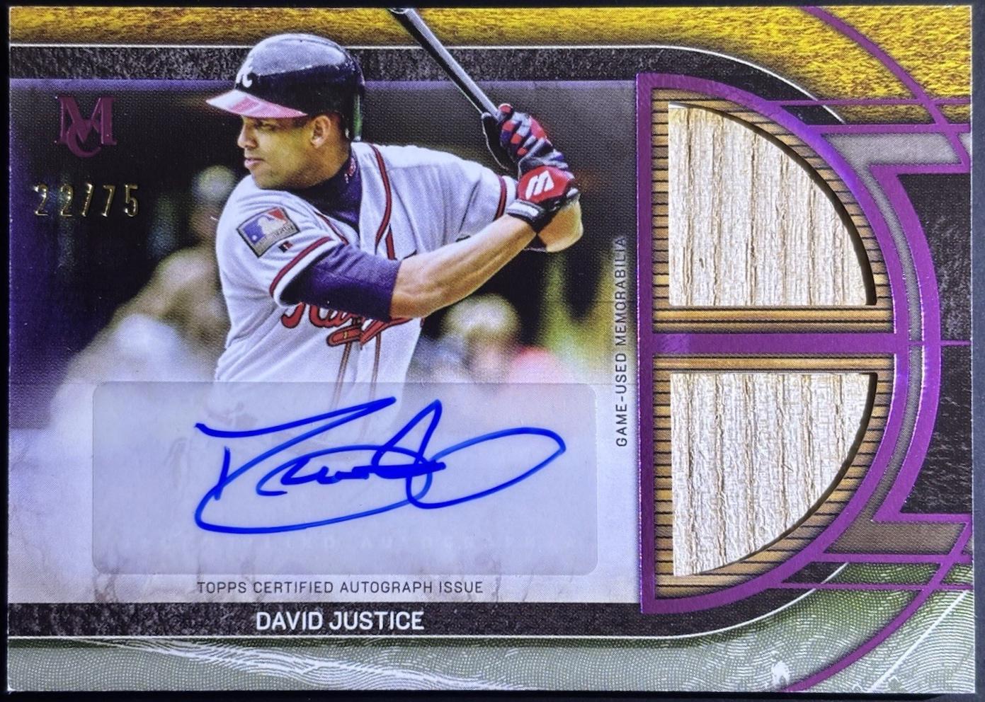 David Justice [Pink Sapphire] #SPDRA-DJ