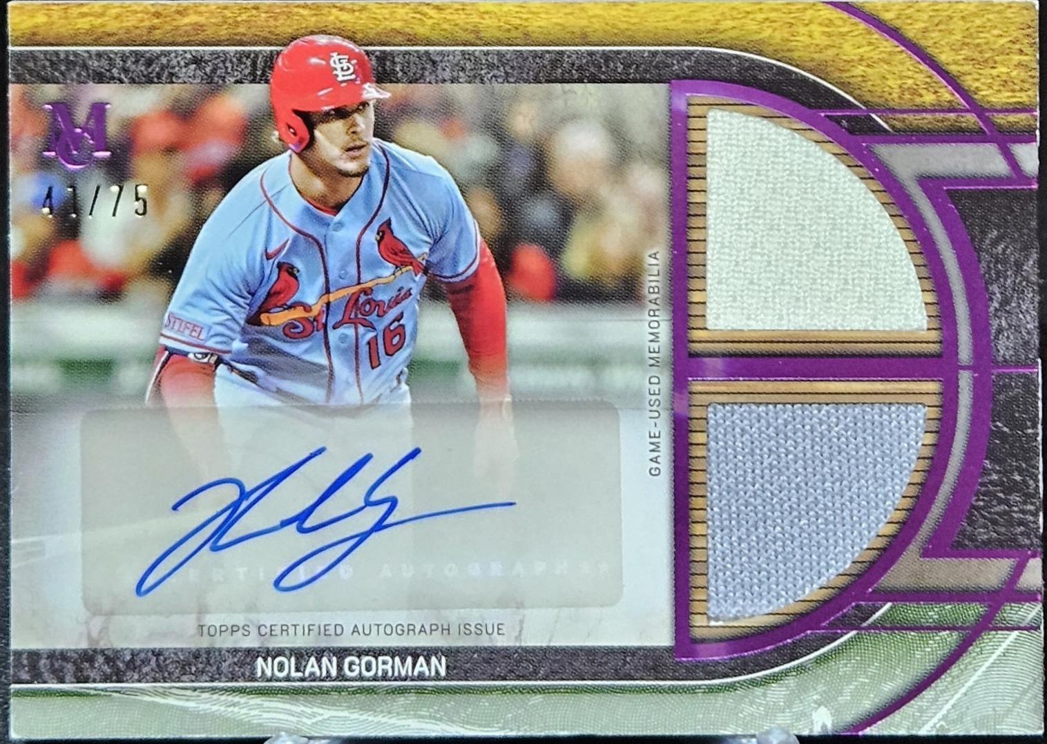 Nolan Gorman #SPDRA-NG