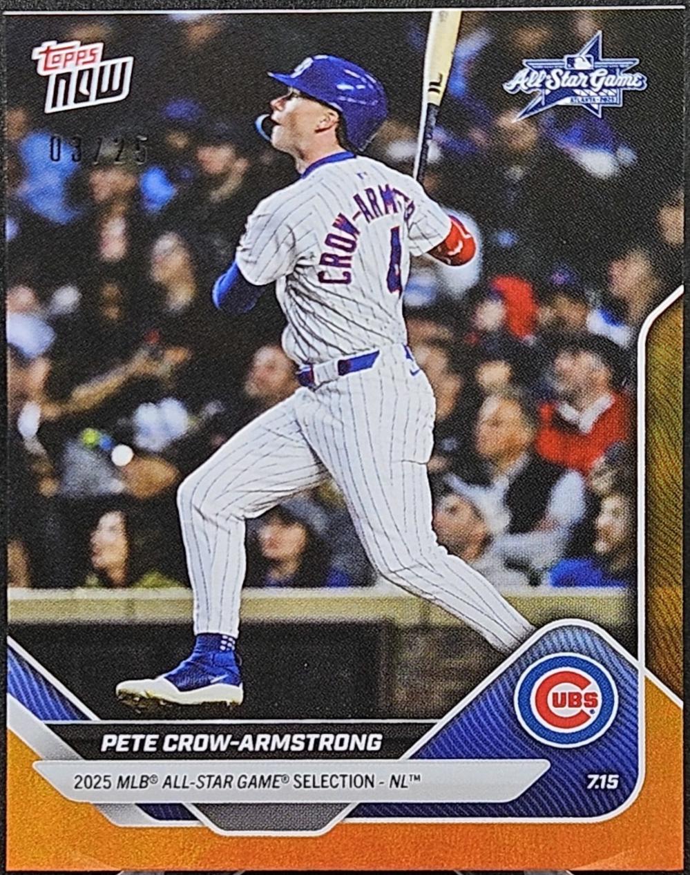 Pete Crow-Armstrong [Orange Foil] #ASG-PCA