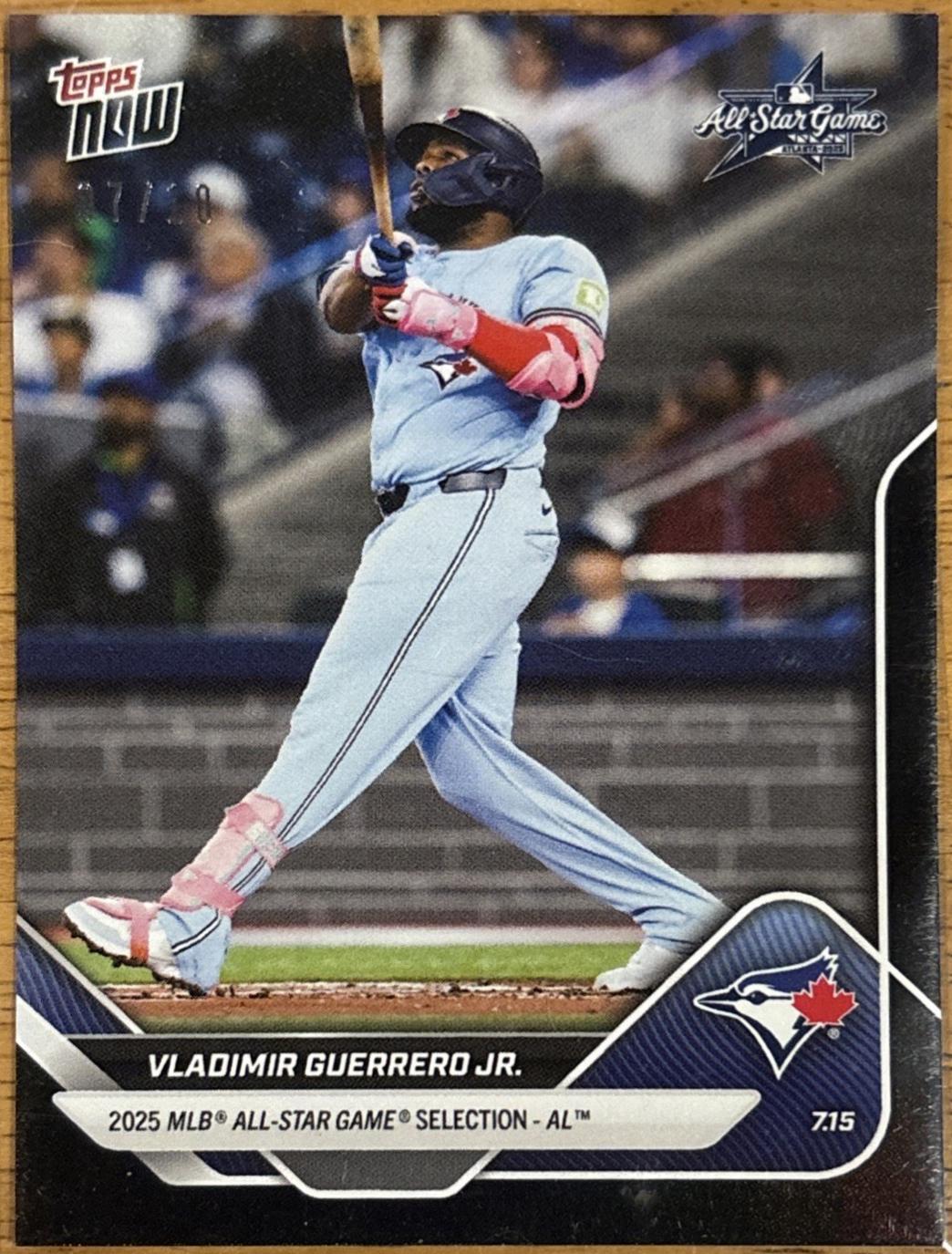 Vladimir Guerrero Jr. [Black Foil] #ASG-VGJ