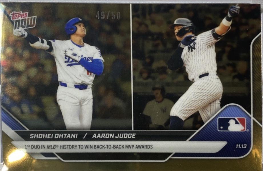 Aaron Judge / Shohei Ohtani [Gold Chrome] #OS-9