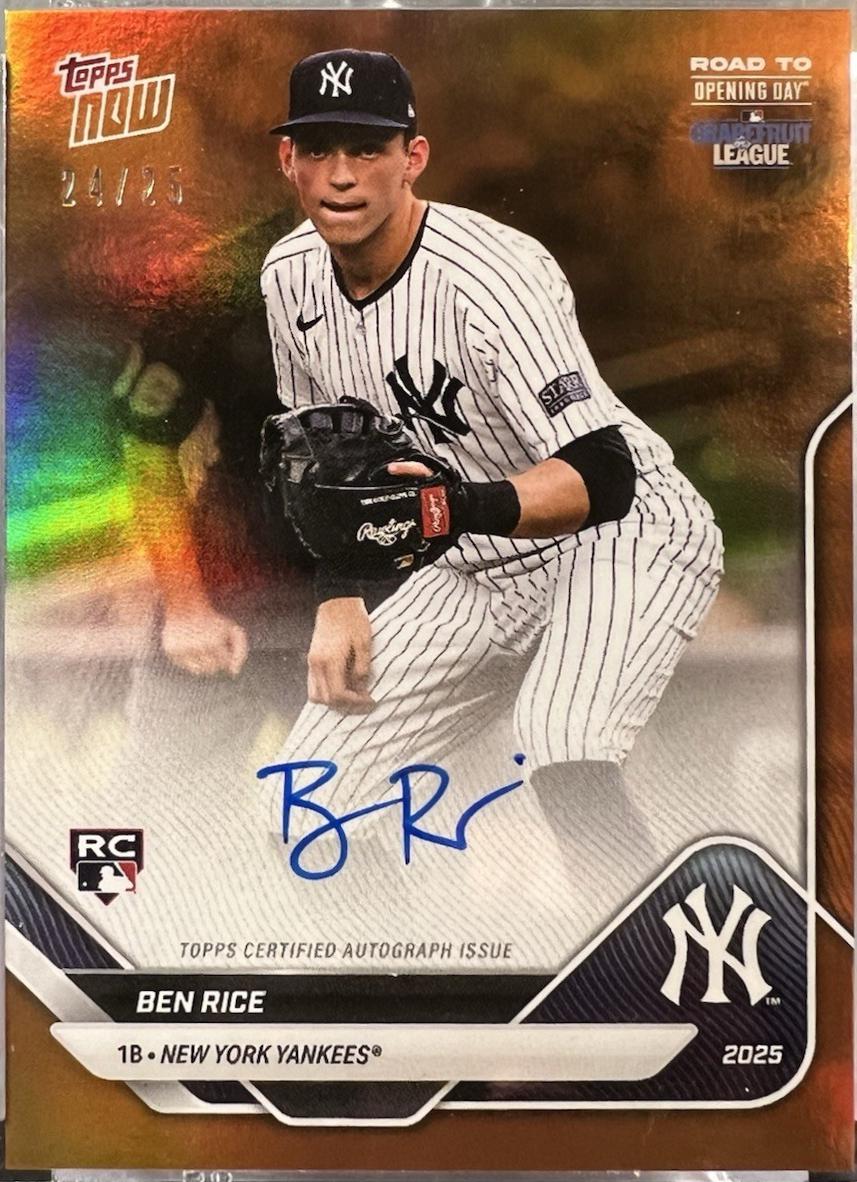 Ben Rice [Orange Foil] #A-BR