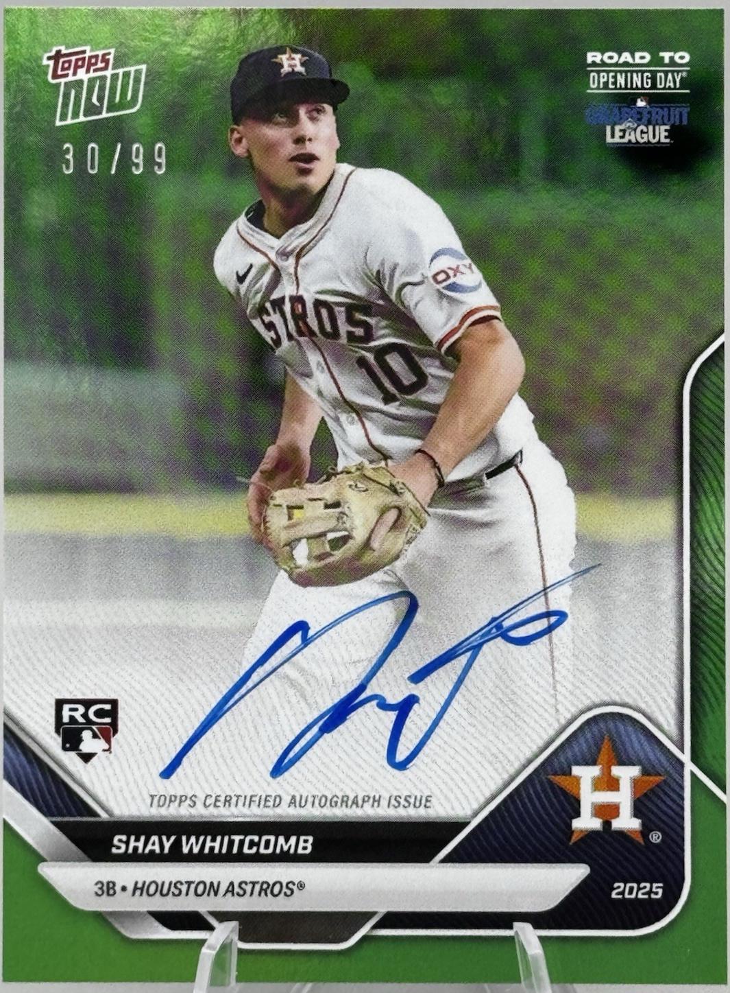 Shay Whitcomb [Green Foil] #A-SW
