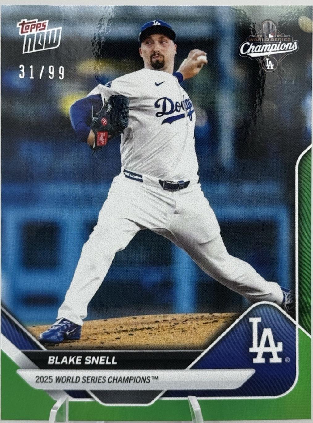 Blake Snell [Green Foil] #WS-4