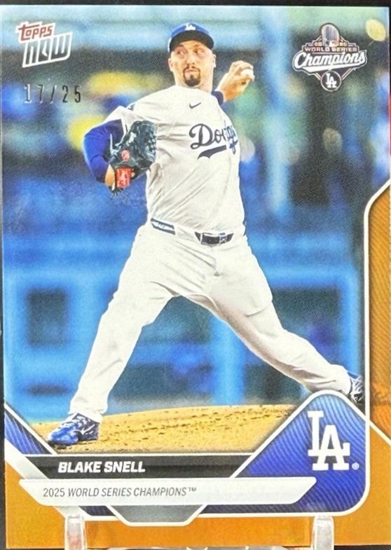 Blake Snell [Orange Foil] #WS-4