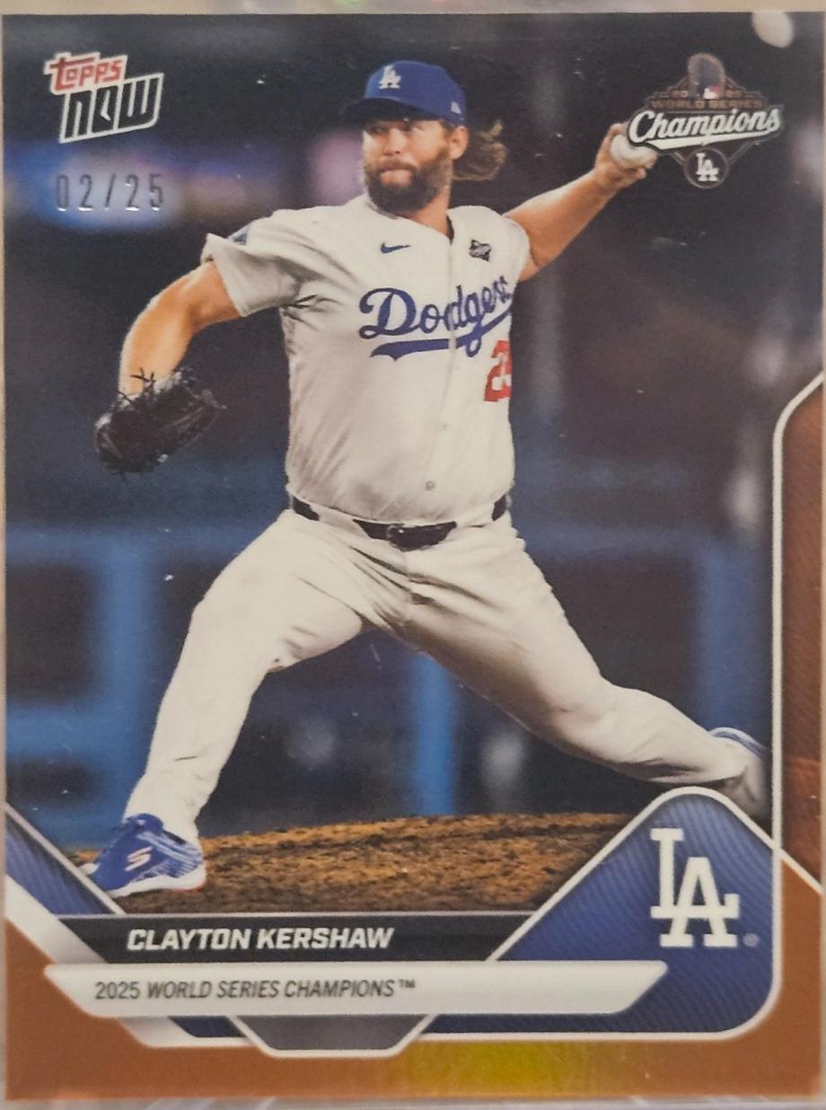 Clayton Kershaw [Orange Foil] #WS-13