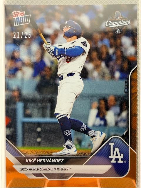 Enrique Hernandez [Orange Foil] #WS-12