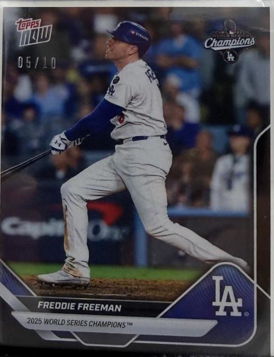 Freddie Freeman [Black Foil] #WS-5