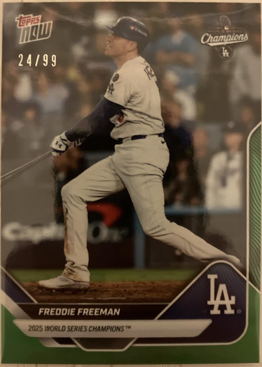 Freddie Freeman [Green Foil] #WS-5