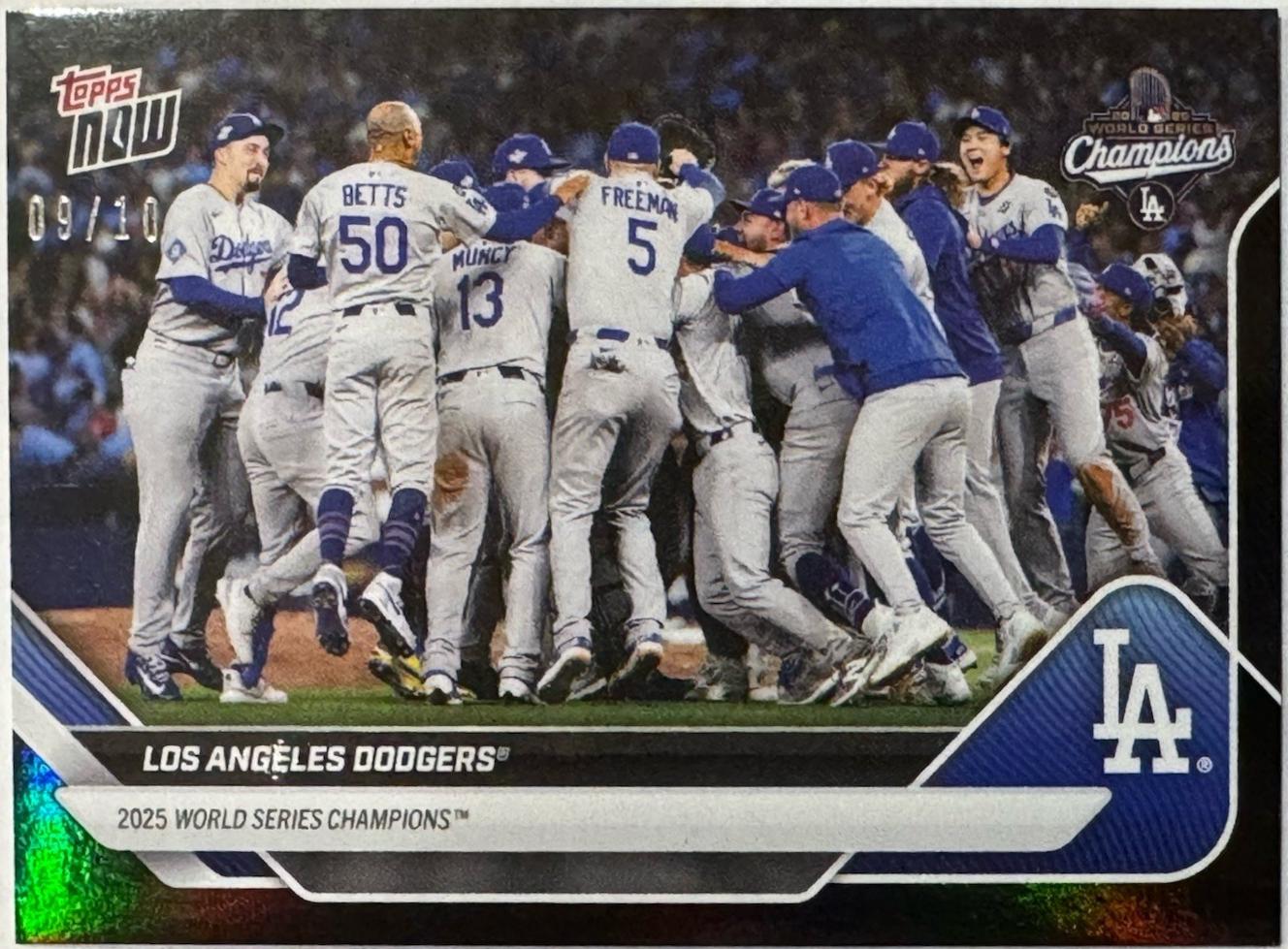 Los Angeles Dodgers [Black Foil] #WS-15
