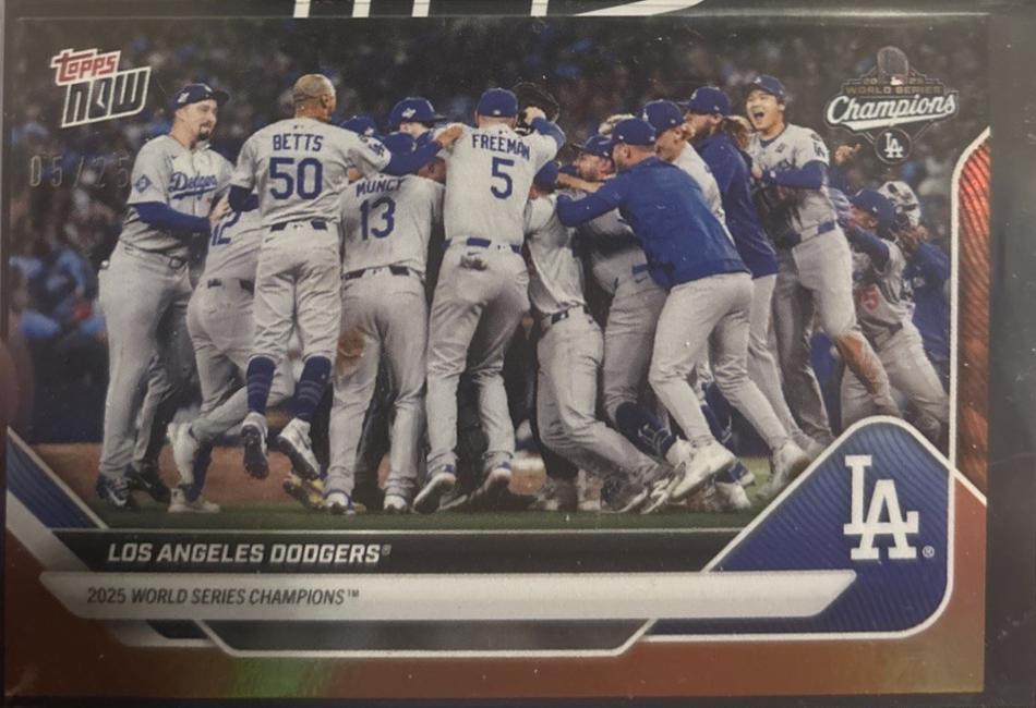 Los Angeles Dodgers [Orange Foil] #WS-15