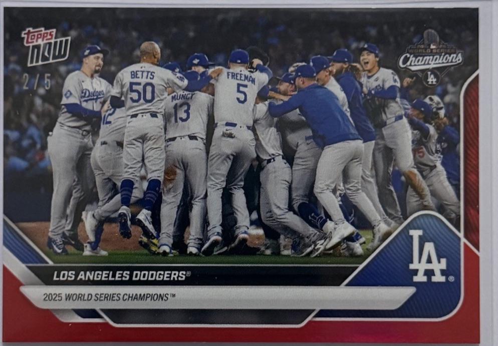 Los Angeles Dodgers [Red Foil] #WS-15