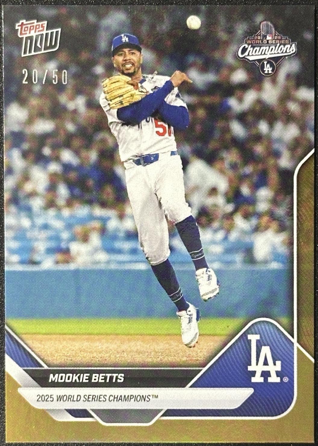 Mookie Betts [Gold Foil] #WS-2