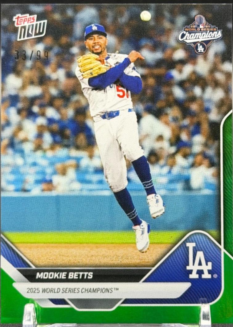 Mookie Betts [Green Foil] #WS-2