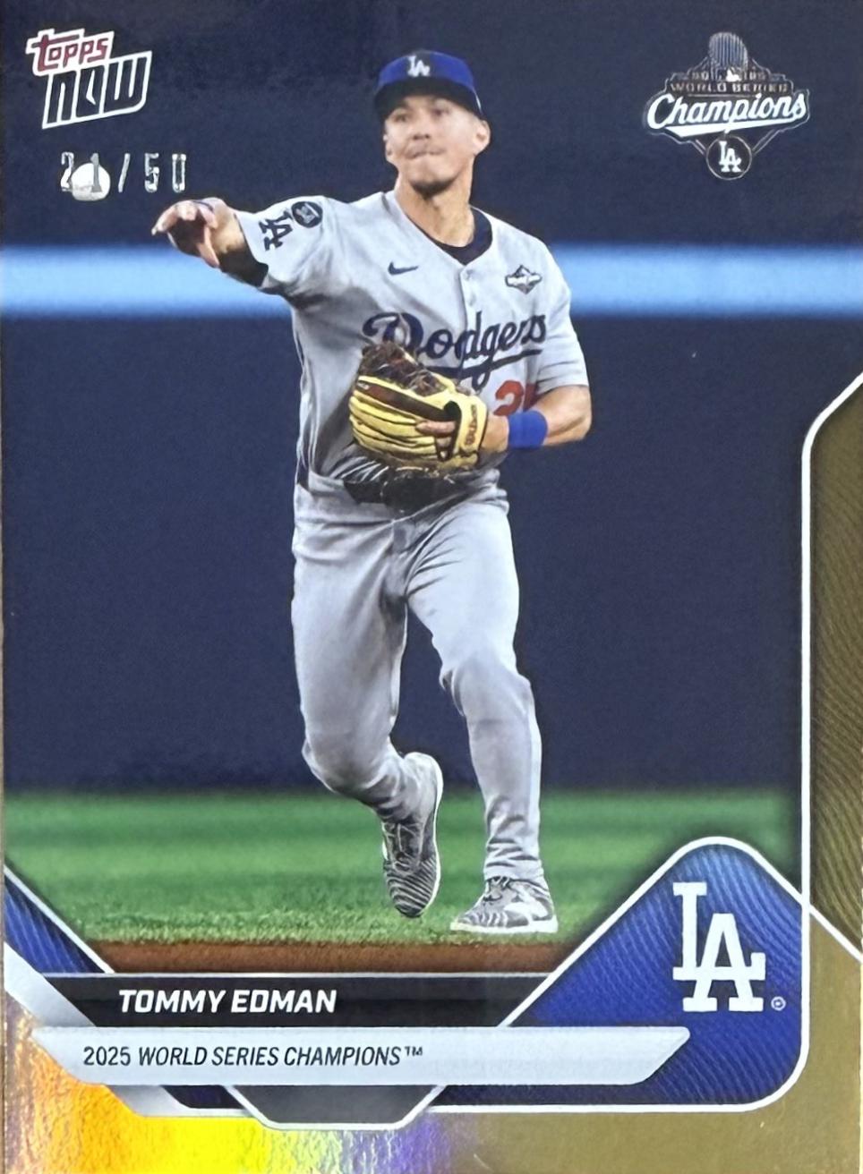 Tommy Edman [Gold Foil] #WS-8
