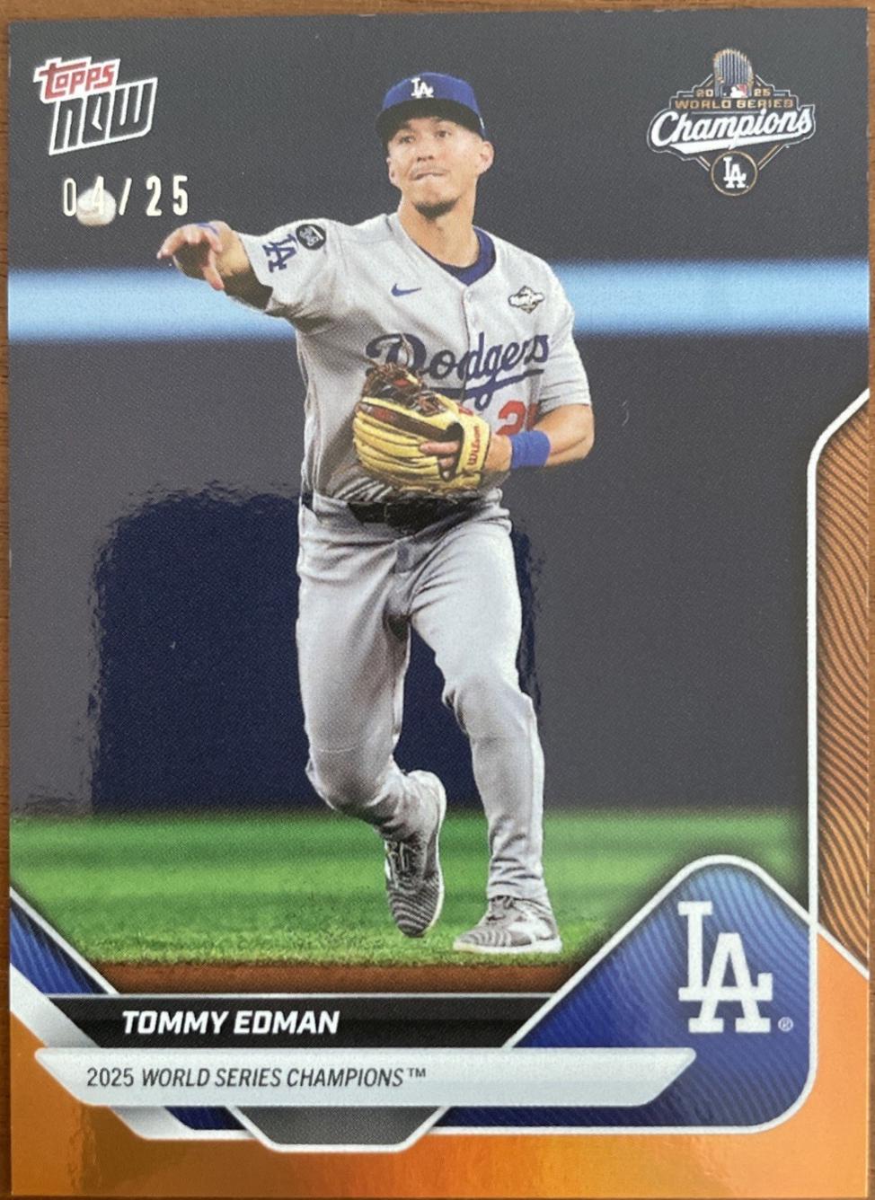 Tommy Edman [Orange Foil] #WS-8