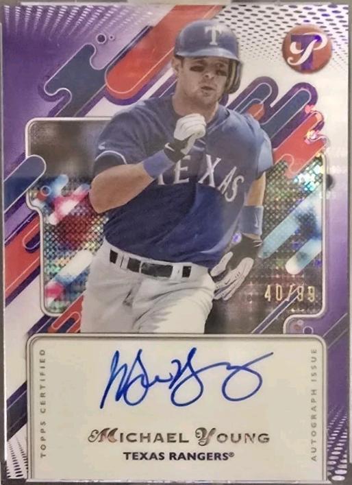 Michael Young [Purple] #PA-MY