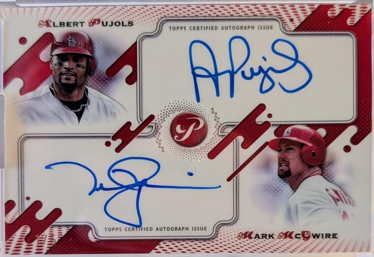 Mark McGwire / Albert Pujols [Red] #PPDA-AP