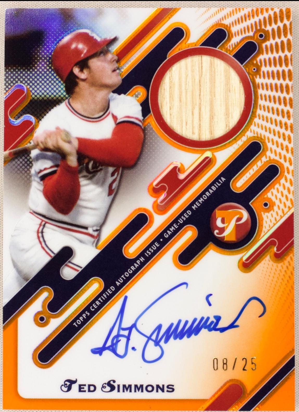 Ted Simmons [Orange Refractor] #PPAR-TSS