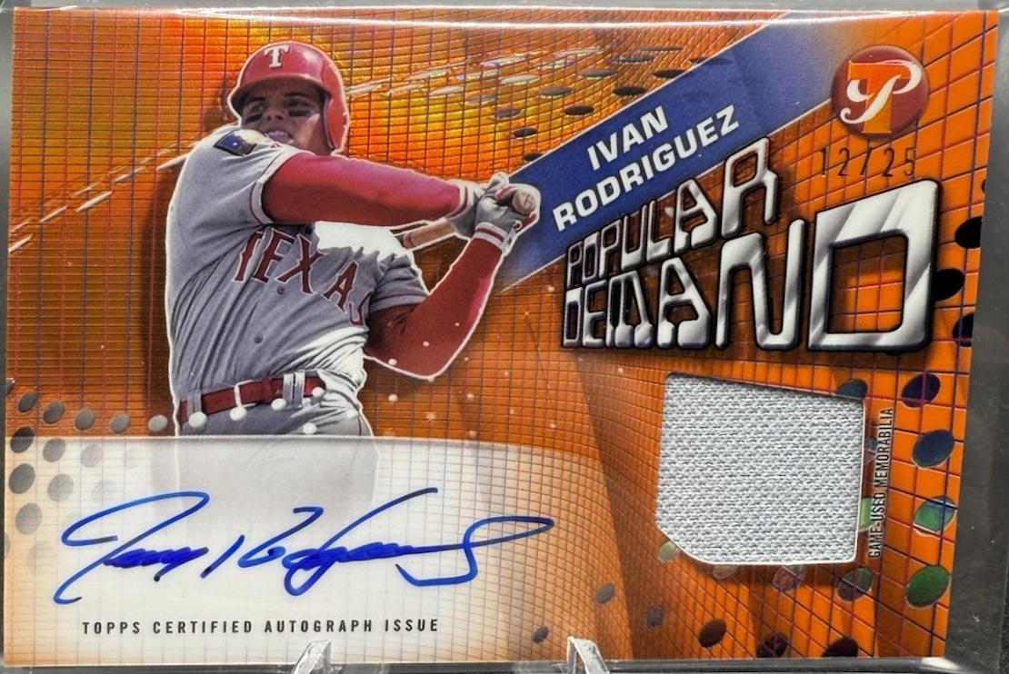 Ivan Rodriguez [Orange] #PPDAR-IR