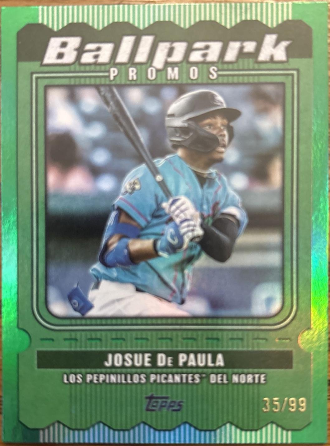 Josue De Paula [Green Foil] #BP-6