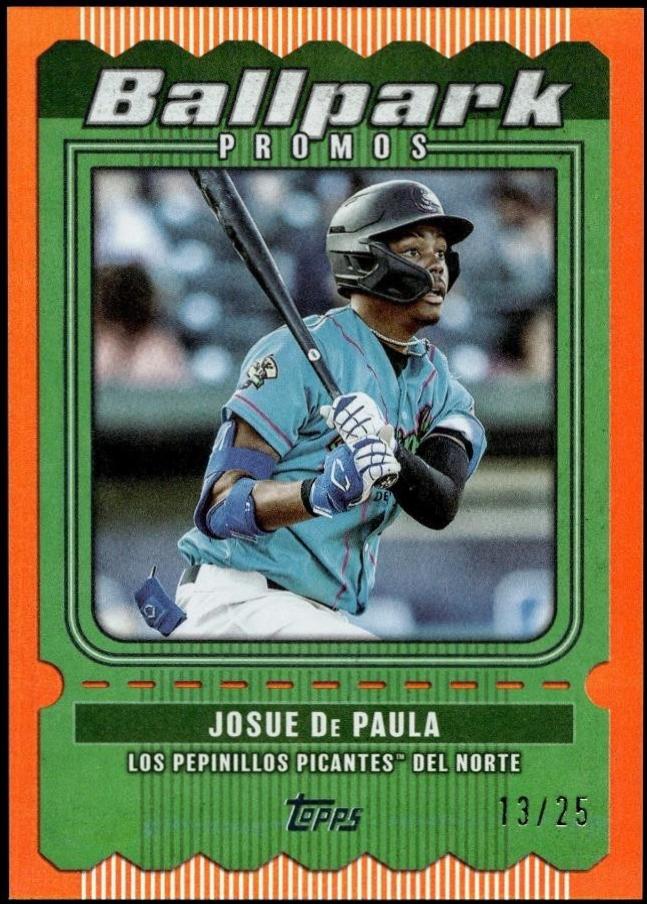 Josue De Paula [Orange Foil] #BP-6