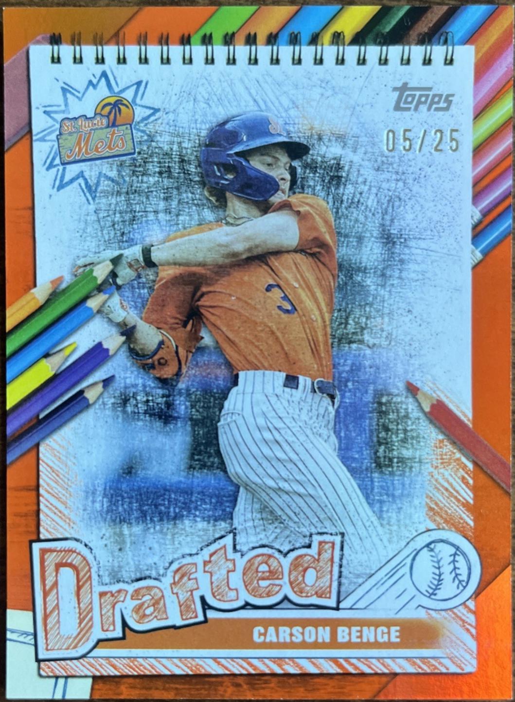 Carson Benge [Orange Foil] #DF-9