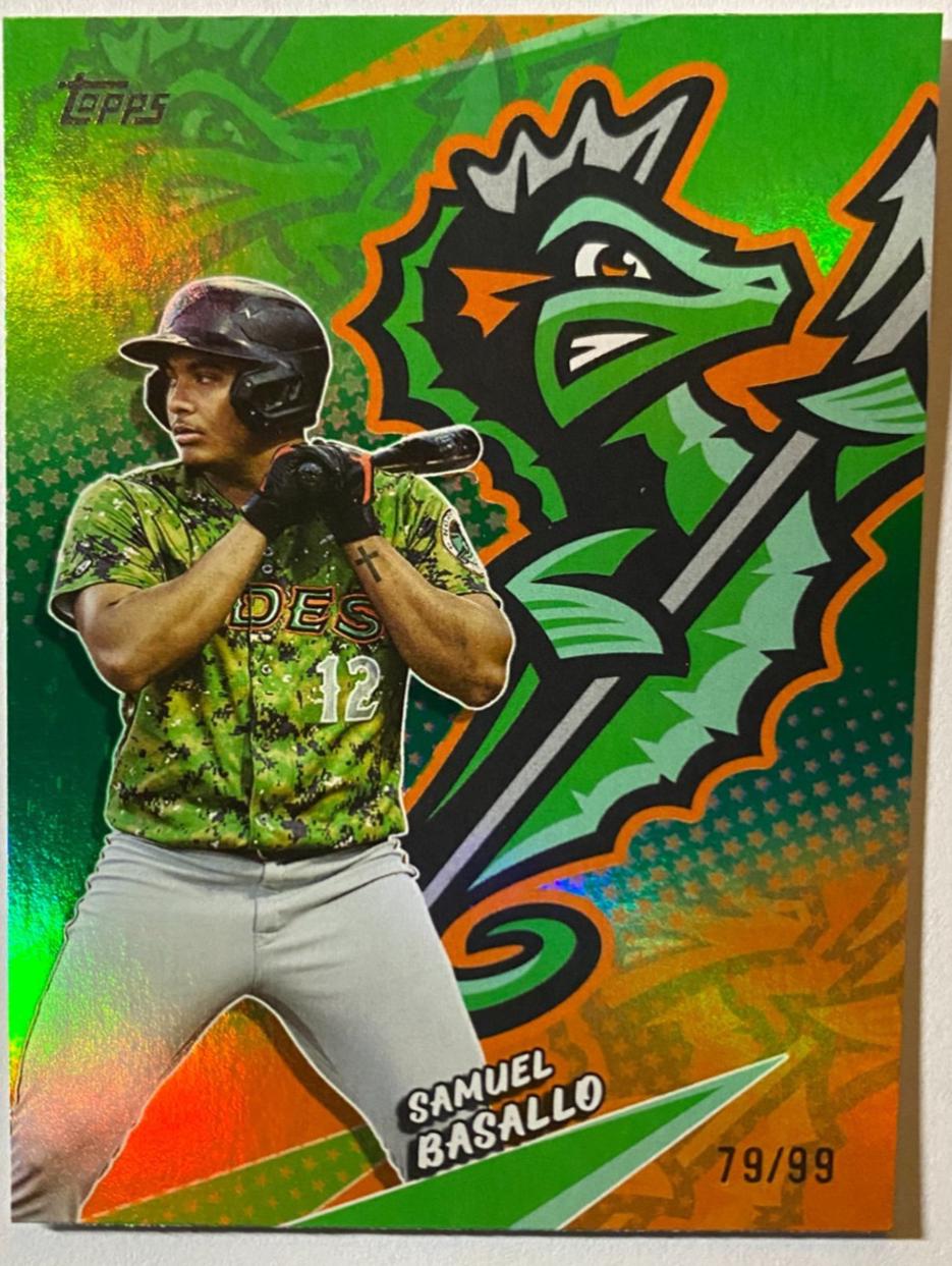 Samuel Basallo [Green Foil] #STAR-9