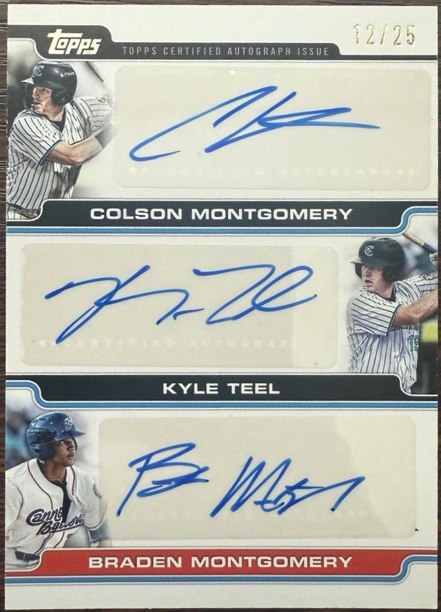 Kyle Teel, Braden Montgomery, Colson Montgomery #PDT-MTM