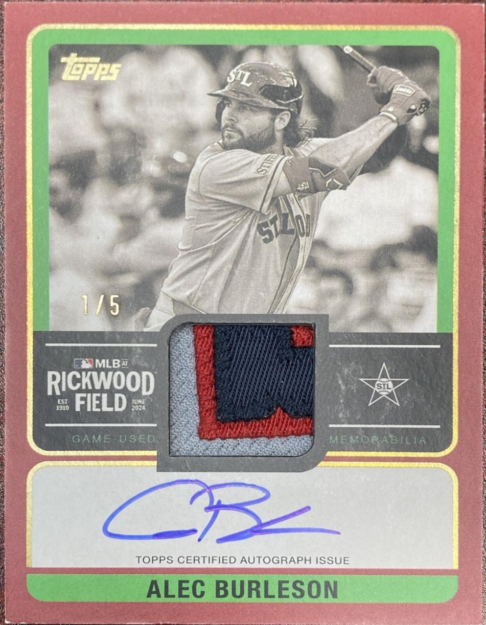 Alec Burleson [Red] #RWAR-BUR