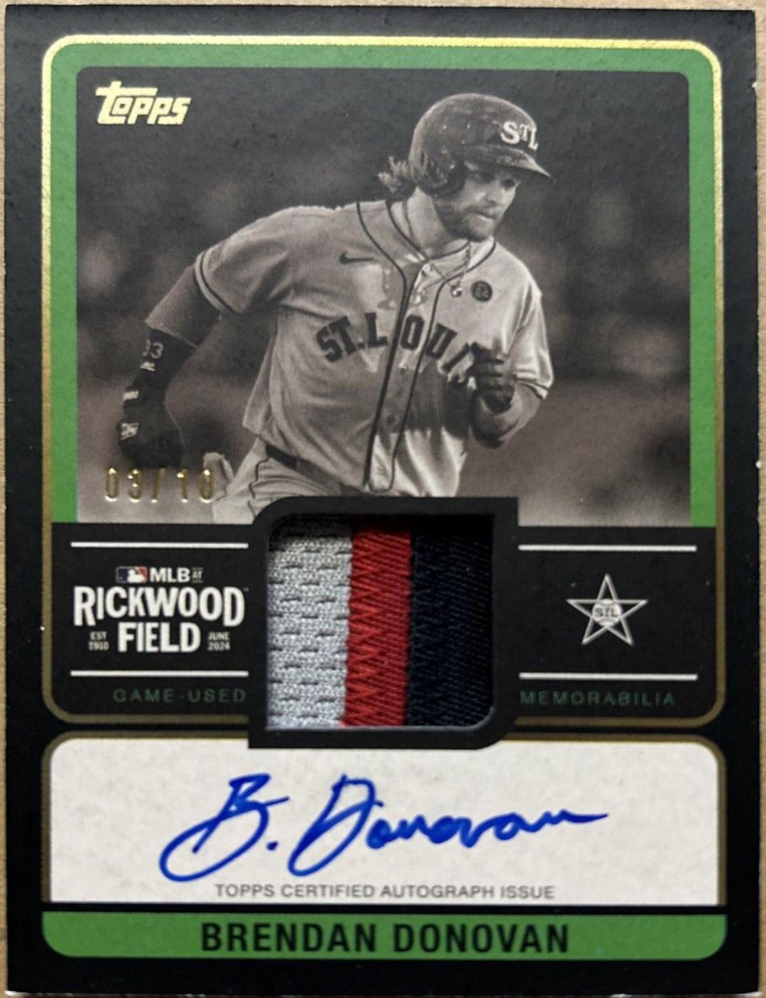 Brendan Donovan [Black] #RWAR-BD
