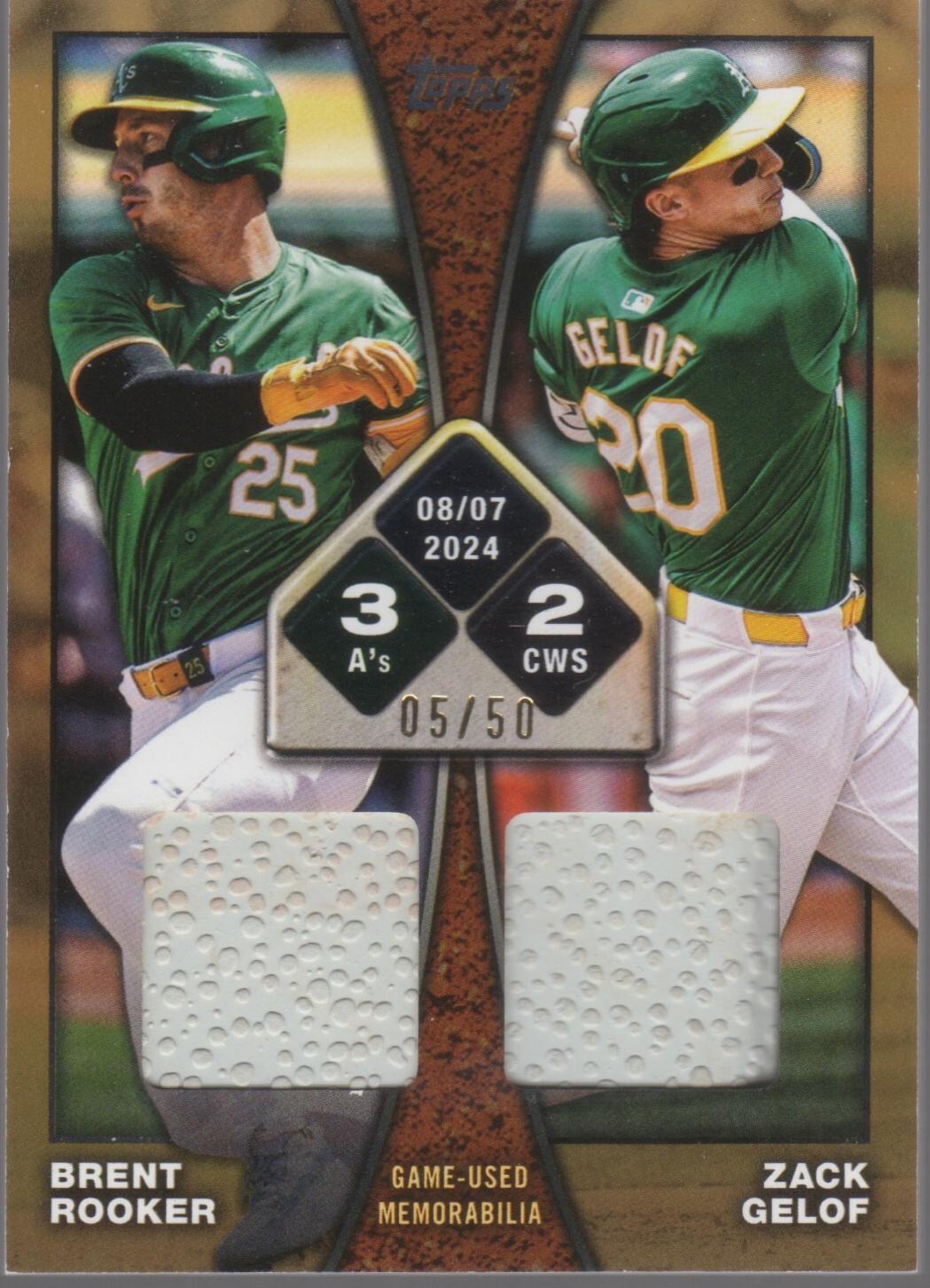 Brent Rooker / Zack Gelof [Gold] #RTBD-RG