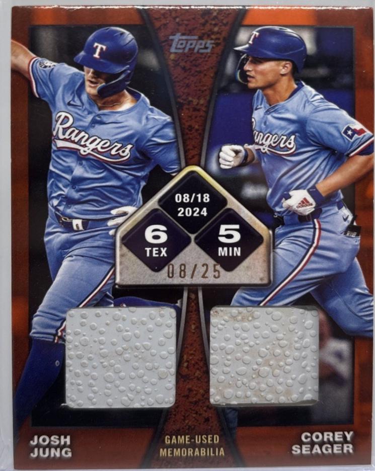 Corey Seager / Josh Jung [Orange] #RTBD-JS