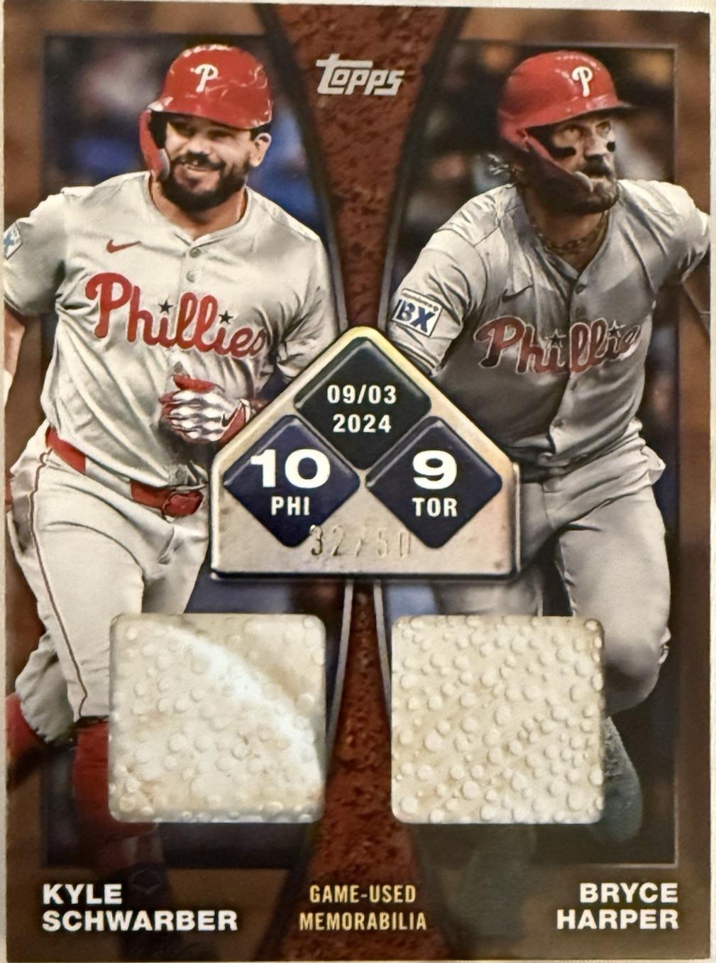 Kyle Schwarber / Bryce Harper [Gold] #RTBD-KH