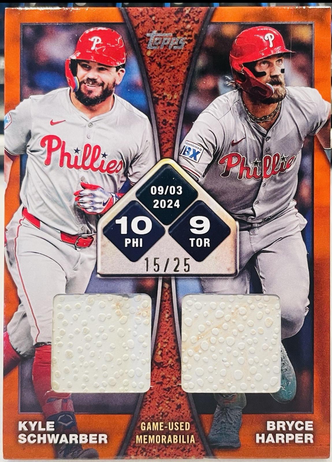 Kyle Schwarber / Bryce Harper [Orange] #RTBD-KH