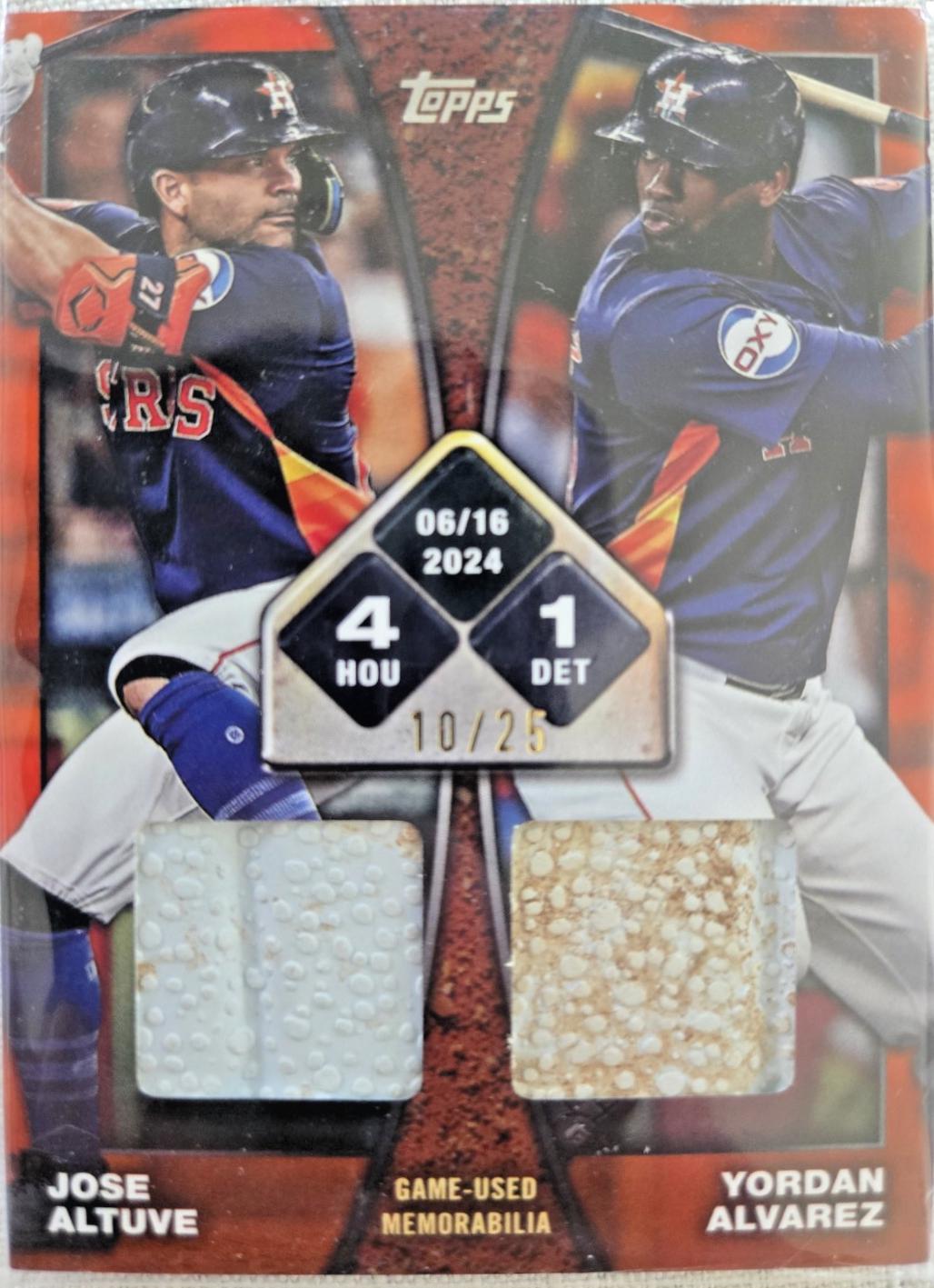 Yordan Alvarez / Jose Altuve [Orange] #RTBD-AA