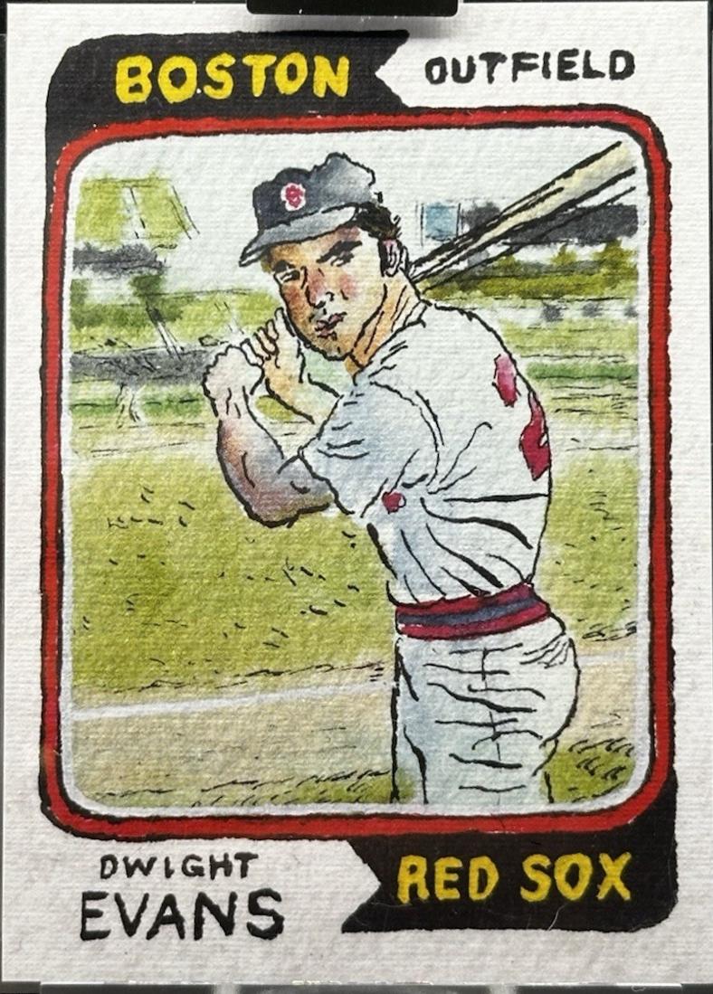 Dwight Evans [Canvas Stock SSP] #54