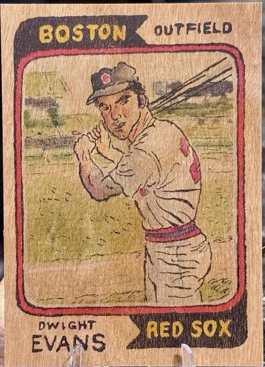 Dwight Evans [Wood Stock] #54