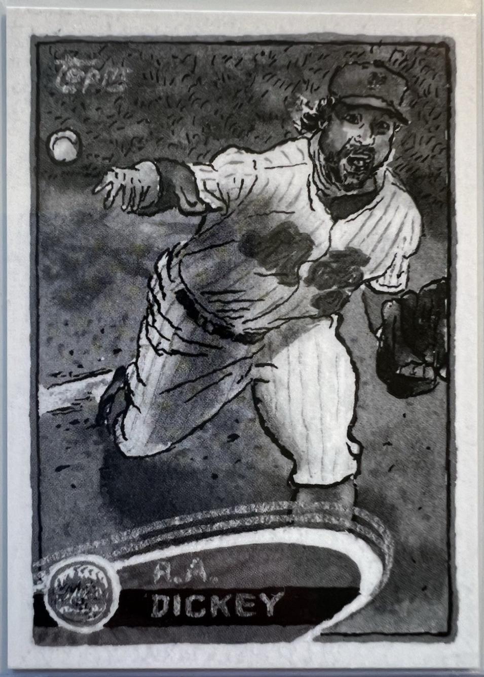 R.A. Dickey [Grayscale Filter] #90