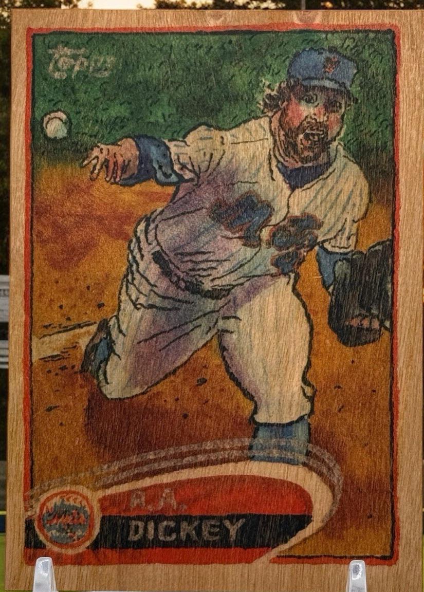 R.A. Dickey [Wood Stock] #90