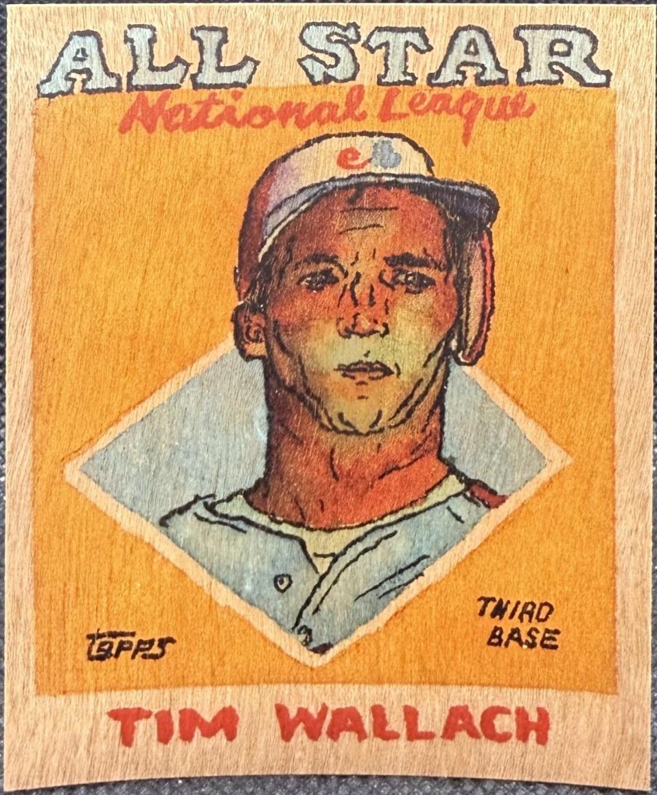 Tim Wallach [Wood Stock] #15