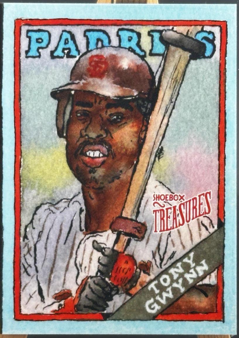 Tony Gwynn [Shoebox Treasures Stamp] #72