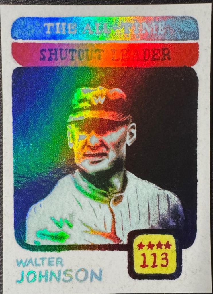 Walter Johnson [Rainbow Foil] #96
