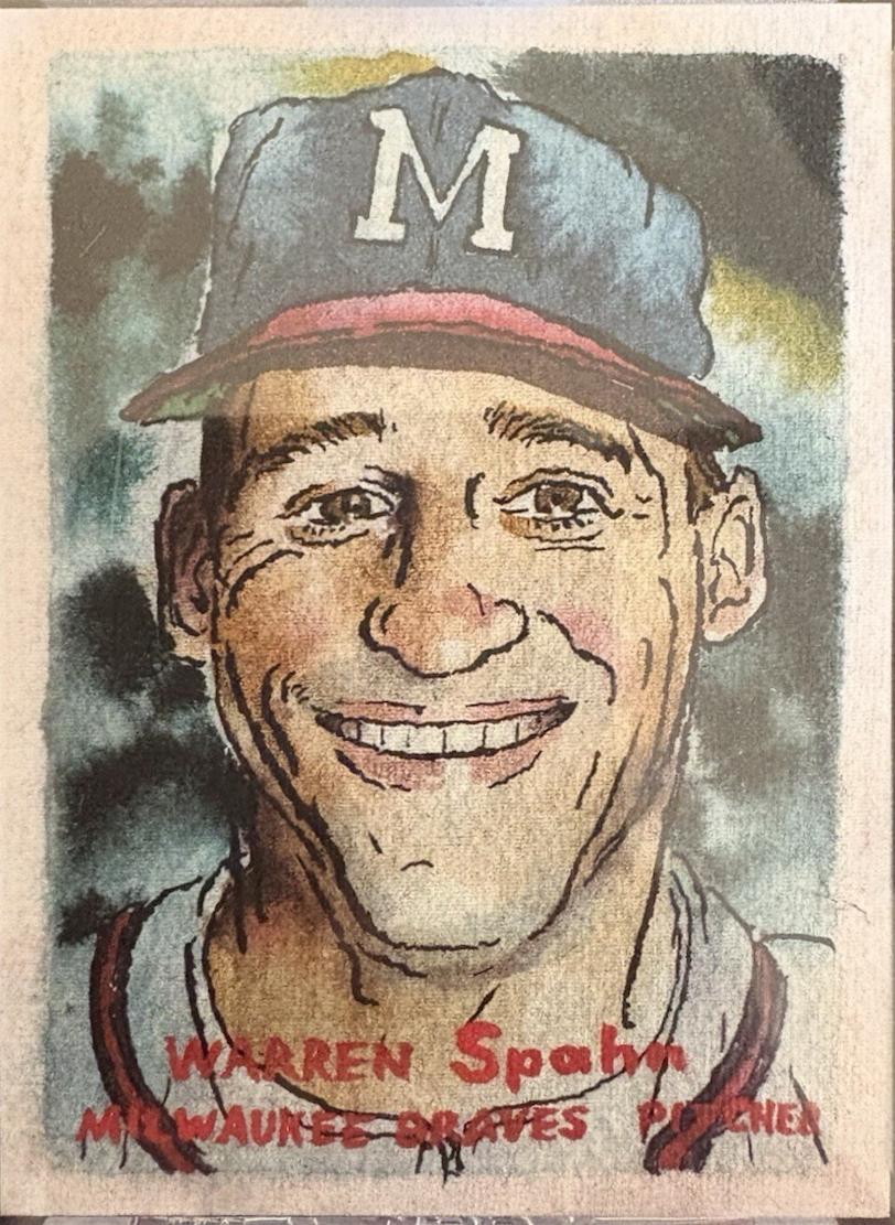 Warren Spahn [Canvas Stock SSP] #43
