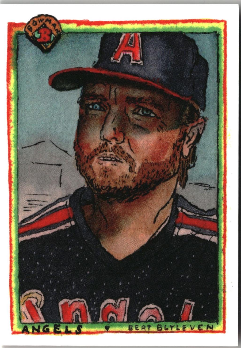 Bert Blyleven [Paint Splatter Back] #B90-4