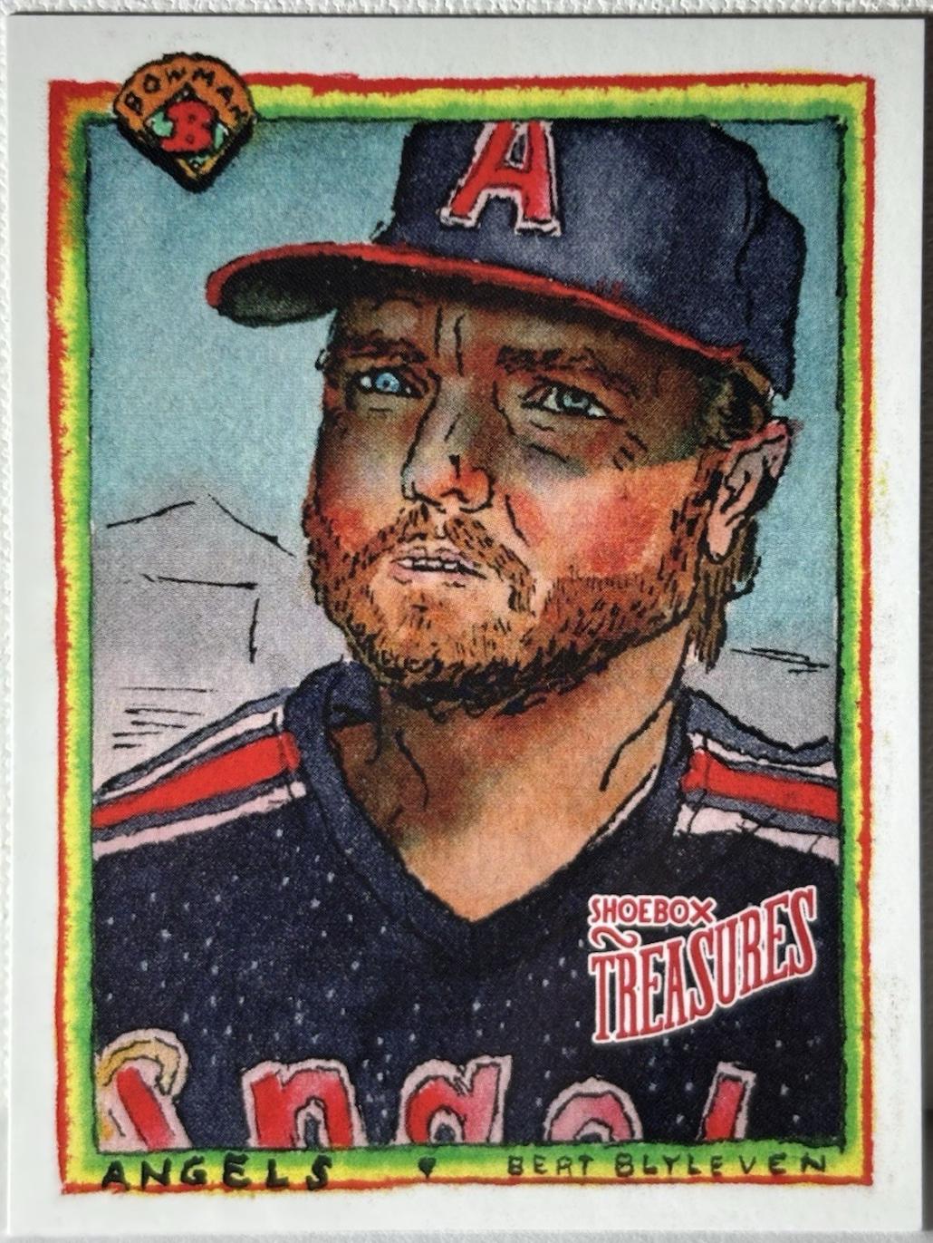 Bert Blyleven [Shoebox Treasures Stamp] #B90-4