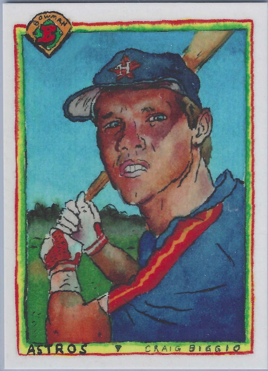 Craig Biggio [Paint Splatter Back] #B90-2