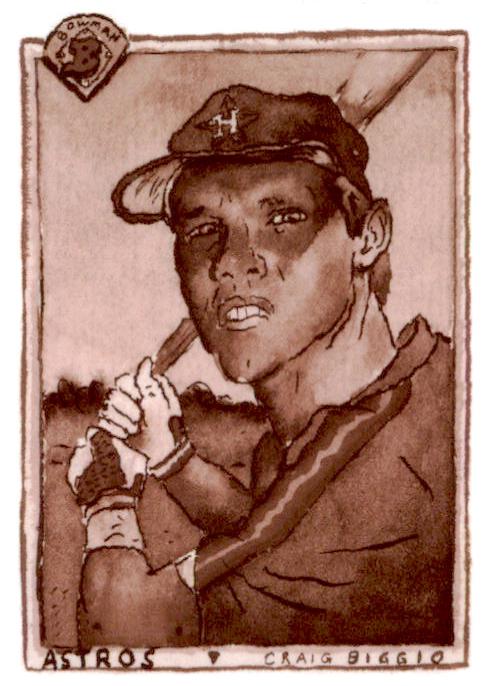 Craig Biggio [Sepia Filter] #B90-2
