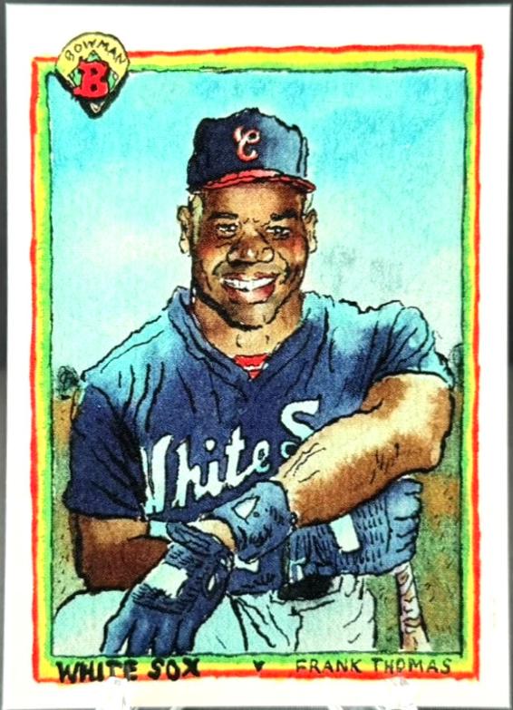 Frank Thomas [Paint Splatter Back] #B90-5